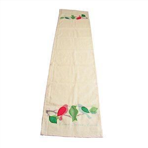 NWT Home Sweet Home Appliqued Table Runner Cotton